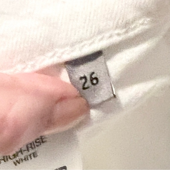 Joe’s Jeans White High Waisted Flared Pants - Picture 7 of 9